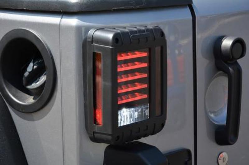 DV8 Offroad 07-18 compatible with Jeep Wrangler JK Horizontal LED Tail Light TLJK-01