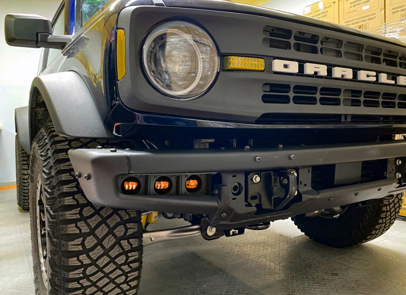 Oracle High 21-22 Ford Bronco Triple LED Fog Light kit for Steel Bumper SEE WARRANTY 5890-005