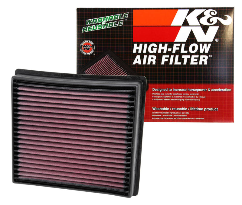 K&N Replacement Panel Air Filter for 13-14 Compatible with Dodge Ram 2500/3500/4500/5500 6.7L L6 Diesel 33-5005