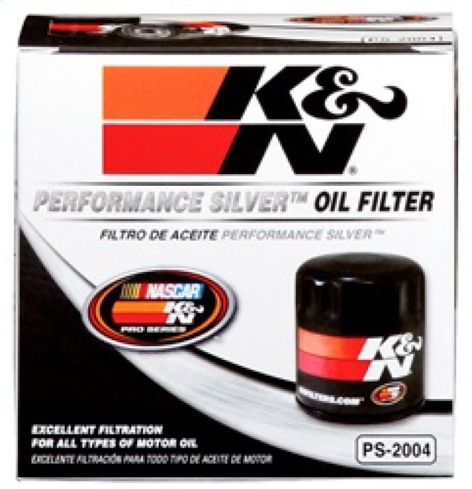 K&N Oil Filter for Fiat/Porsche/Triump/Alfa Romeo/MG/Compatible with Dodge/Mercury/Toyota 3.656in OD x 4in H PS-2004