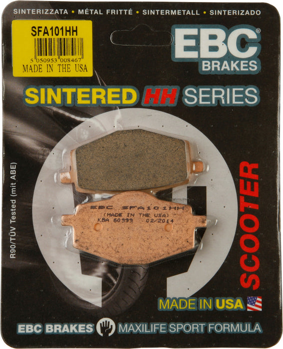 EBC Brakes SFA101HH Sintered Scooter Brake Pad