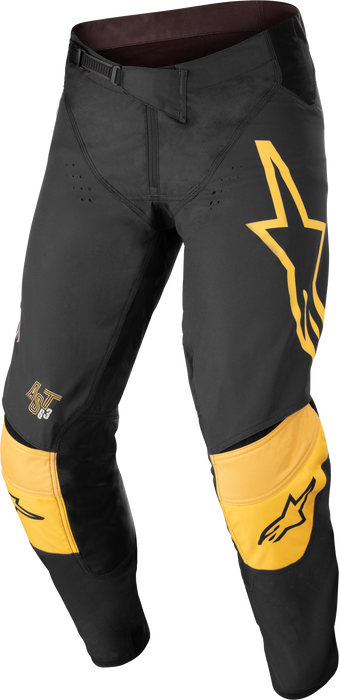 Alpinestars Techstar Quadro Pants Black/Yellow/Tangerine Sz 34 482-970634