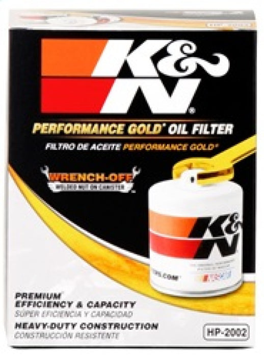 K&N Oil Filter OIL FILTER; AUTOMOTIVE HP-2002