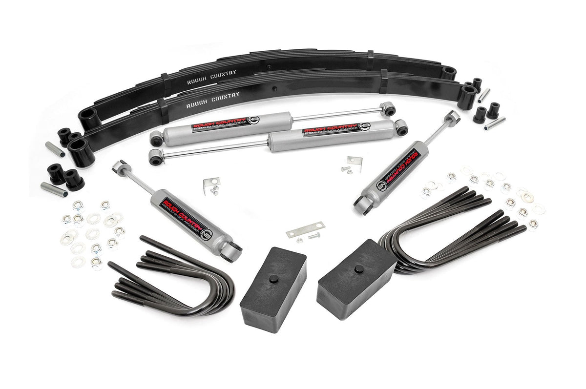 Rough Country 2 Inch Lift Kit Rear Blocks Fits Chevy/GMC C20/K20 C25/K25 Truck (77-87) 14030
