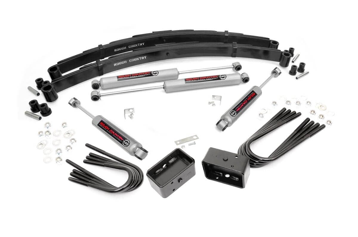 Rough Country 2 Inch Lift Kit Rr Blocks Fits GMC C15/K15 Truck/Half-Ton Suburban (77-87) 13530