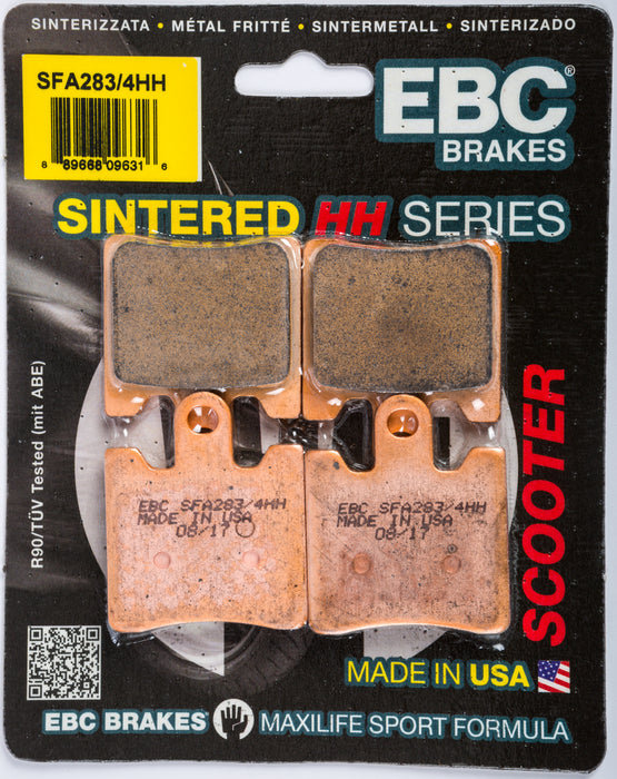 EBC Brakes SFA283HH Sintered Scooter Brake Pad