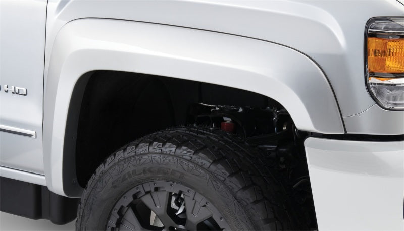 Bushwacker 15-18 GMC Sierra 2500 HD Extend-A-Fender Style Flares 2pc Black 40131-02