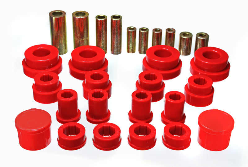 Energy Suspension 02-09 350Z / 03-07 Compatible with Infiniti G35 Red Front Control Arm Bushing Set 7.3121R