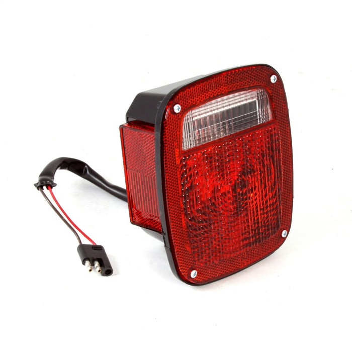 Omix Left Black Tail Lamp 81-86 compatible with Jeep CJ Models 12403.07