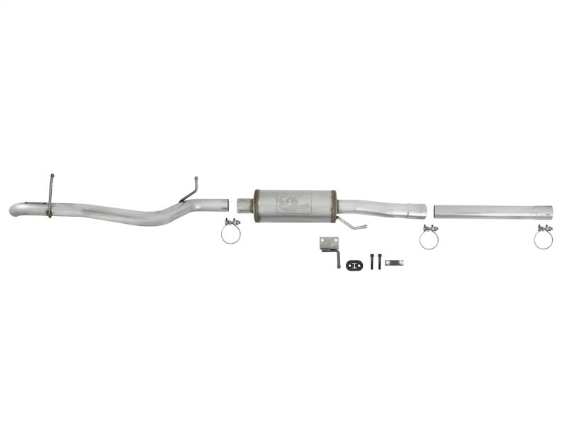 aFe Scorpion 2-1/2in Aluminized Steel Cat-Back Exhaust 07-18 compatible with Jeep Wrangler (JK) V6 3.6L/3.8L (2/4dr) 49-08055