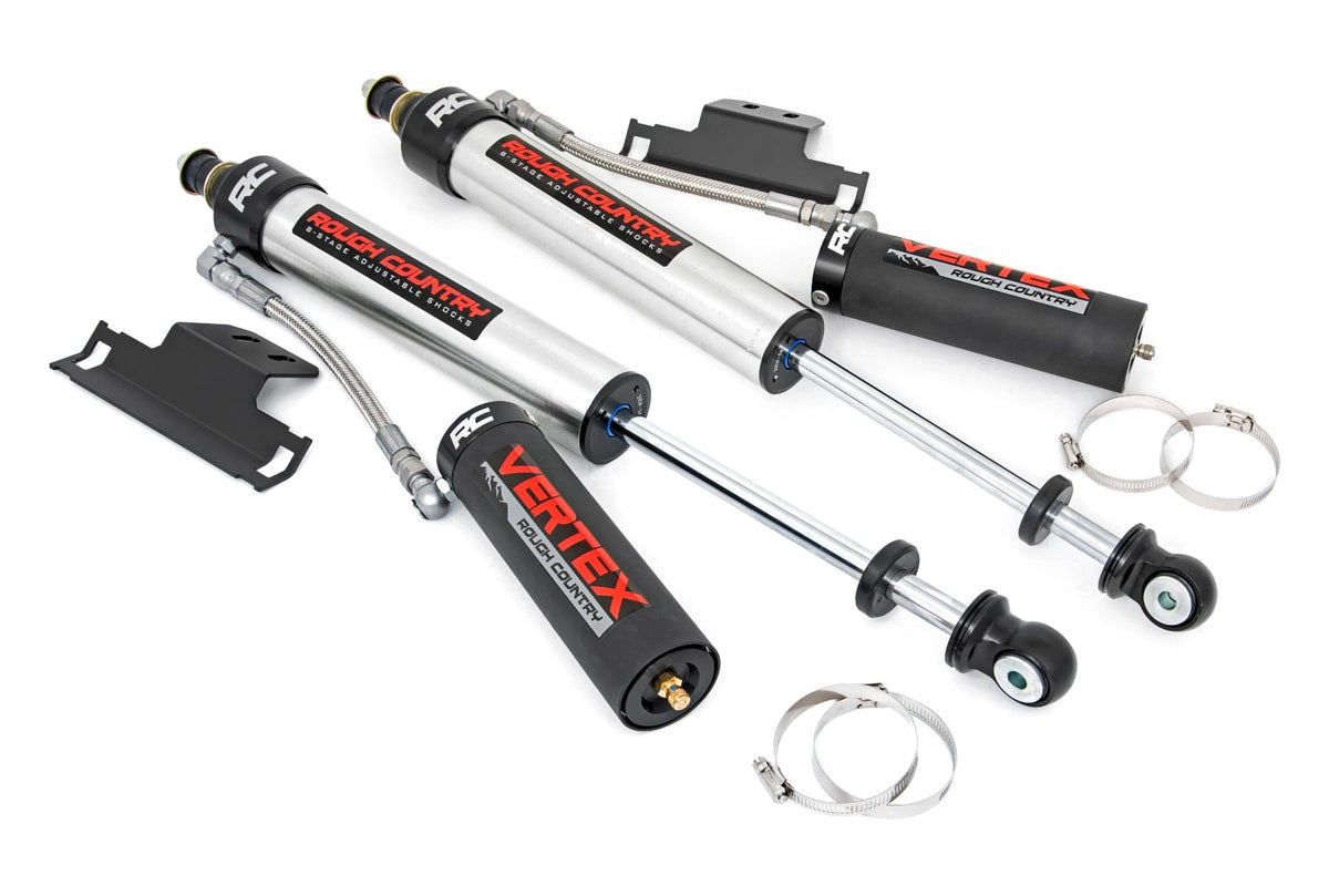 Rough Country Vertex 2.5 Adj Rear Shocks 3" Fits toyotaTacoma 2WD/4WD (2005-2023) 699010