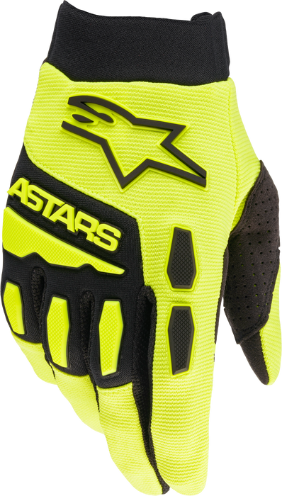 Alpinestars Full Bore Gloves Yellow Fluo/Black Sm (3563622-551-S)