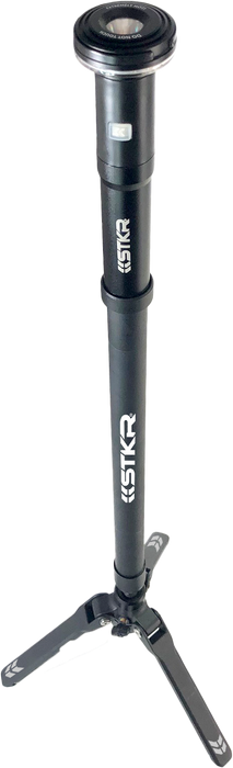 STKR Concepts FLI PRO Telescoping Area Light - 8 Foot extention + Removable Flashlight, Black, (12679)