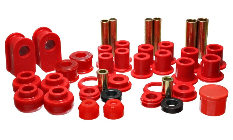 Energy Suspension 92-06 Ford E-250/E-350 Van 2WD Red Hyper-flex Master Bushing Set 4.18116R