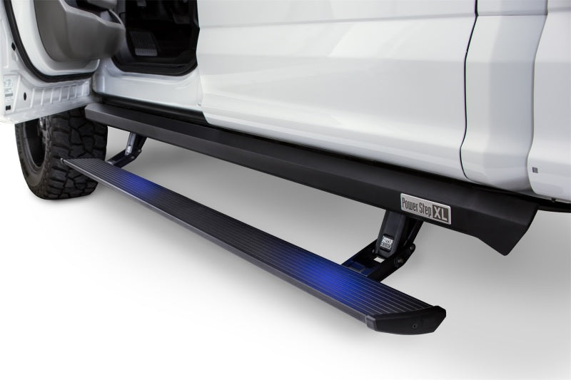 AMP Research 2015-2018 Ford F-150 SuperCrew PowerStep XL Black 77151-01A