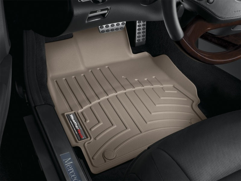 WeatherTech 2017+ Ford Explorer Front FloorLiner Tan 459811