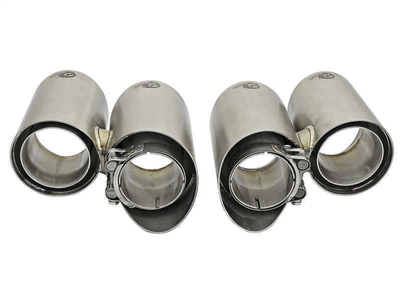 aFe MACH Force-Xp 304 SS OE Exhaust Tips Polished 12-16 Porsche 911 (C2S 991) H6 3.8L 49C36416-P