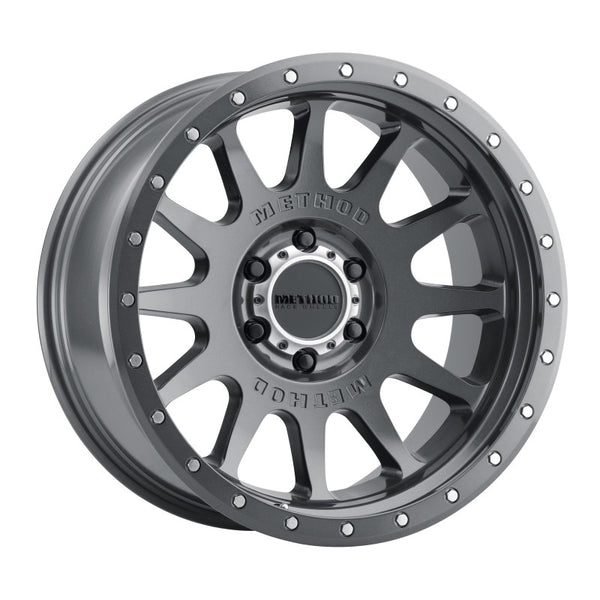 Method MR605 NV 20x10 -24mm Offset 6x135 87mm CB Gloss Titanium Wheel MR60521016824N