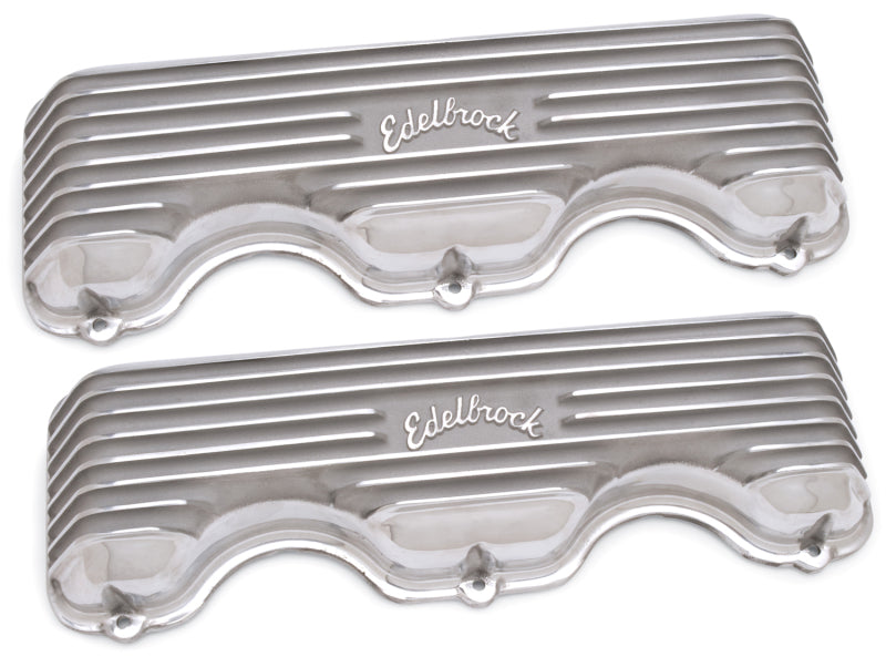 Edelbrock Valve Cover Classic Series Chevrolet W 348/409 CI V8 Polshed 4140