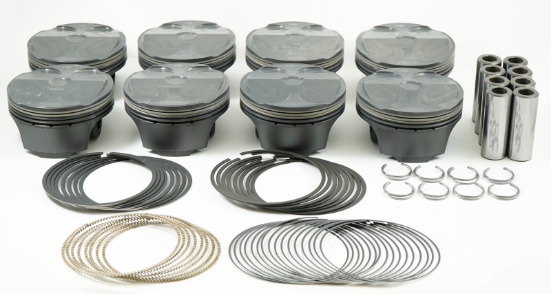 Mahle MS Piston Set Gen 3 Coyote 308ci 3.662in Bore 3.65in Stroke 5.933in Rod .866 Pin 8.4cc 12 CR 930258362