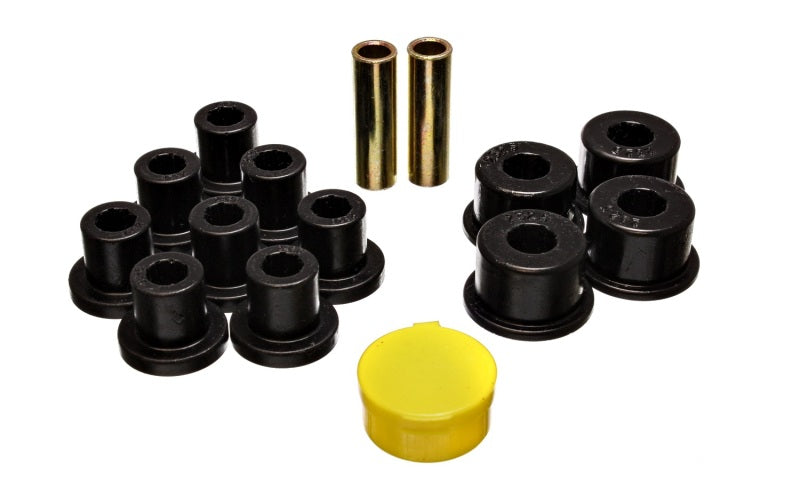 Energy Suspension 6/74-80 MG MGB Black Rear Leaf Spring Bushing Set 10.2101G