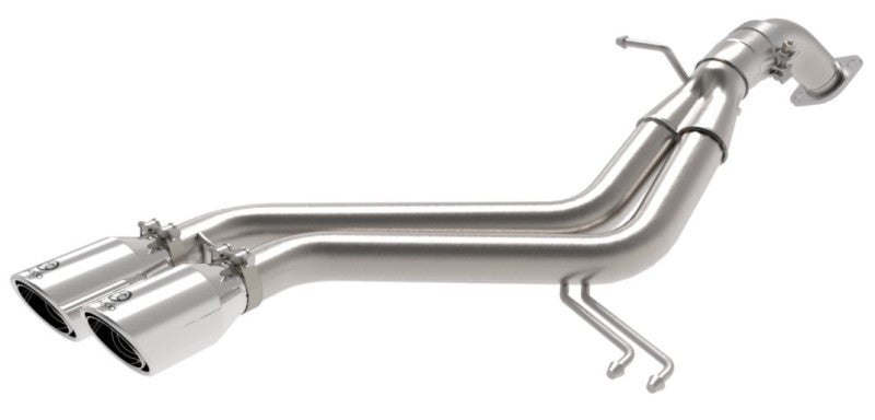 aFe Takeda 13-17 Hyundai Veloster L4-1.6L 2-1/2in 304 SS Axle-Back Exhaust w/ Polished Tips 49-37019-P