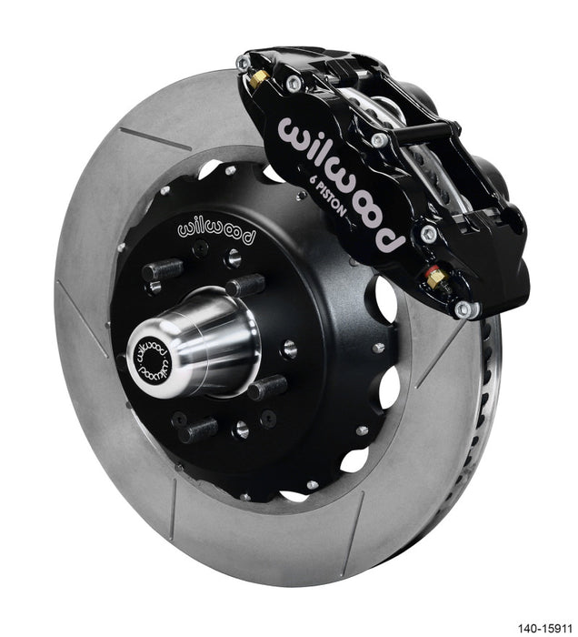 Wilwood Narrow Superlite 6R Front Big Brake Kit 14.00in GT competition Series Rotor Black 140-15911