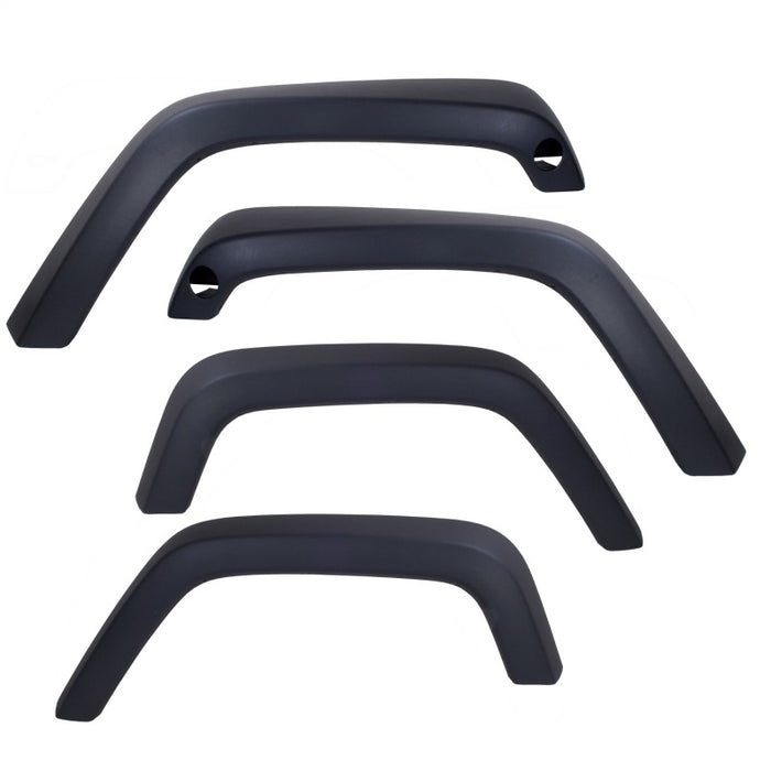 Omix Fender Flare Kit, 4 Piece Fits 2007-2018 compatible with Jeep Wrangler Jk 11609.01