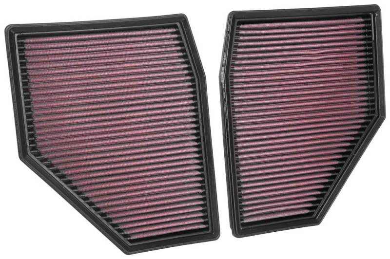 K&N 18-19 BMW M5 V8 4.4L F/I Turbo Replacement Air Filter (Two Per Box) 33-3128