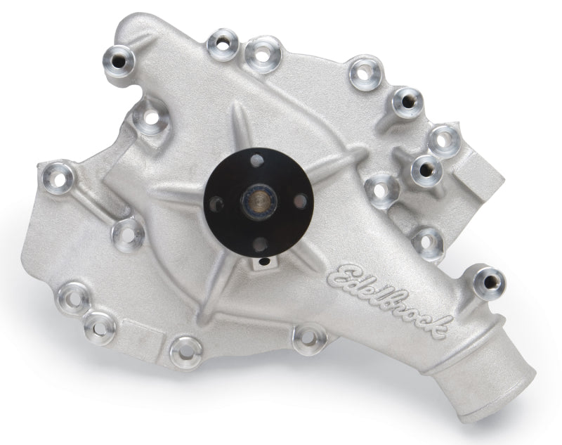 Edelbrock Water Pump High Performance Ford 1970-92 429/460 CI V8 Standard Length Satin Finish 8866