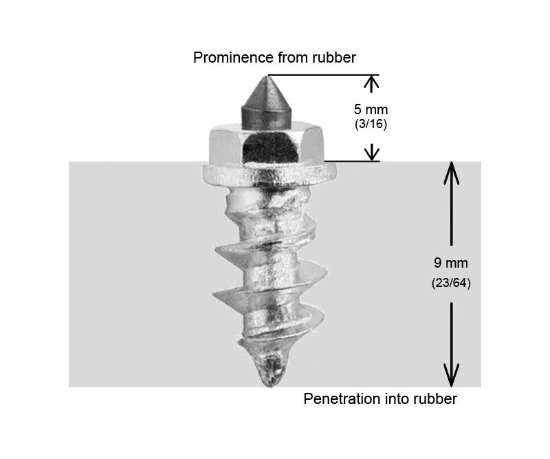 iGrip Shouldered Racing Tire Studs 11mm, Box of 200 Screws Pack