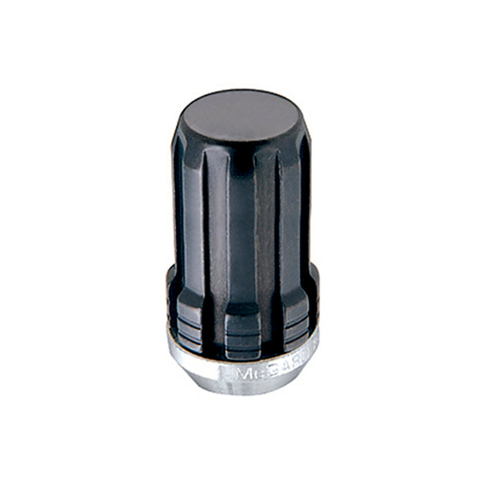 McGard SplineDrive Lug Nut (Cone Seat) M14X1.5 / 1.935in. Length (4-Pack) Black (Req. Tool) 65310BK