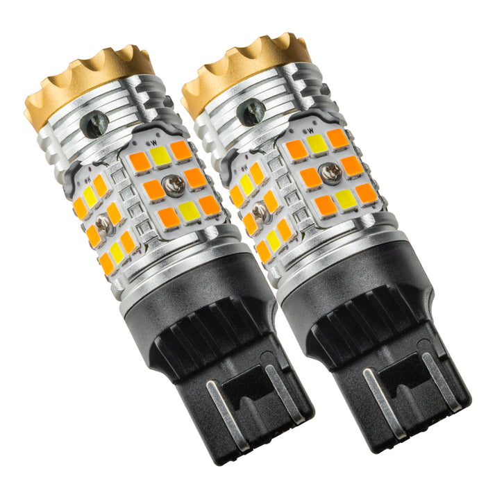 Oracle 7443-CK LED Switchback High Output Can-Bus LED Bulbs Amber/White Switchback SEE WARRANTY 5111-023