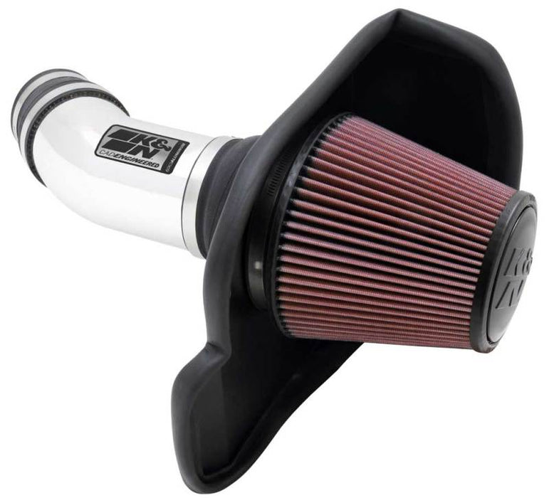 K&N Performance Intake Kit TYPHOON; 11 Compatible with Dodge Challenger 6.4L V8 69-2545TP