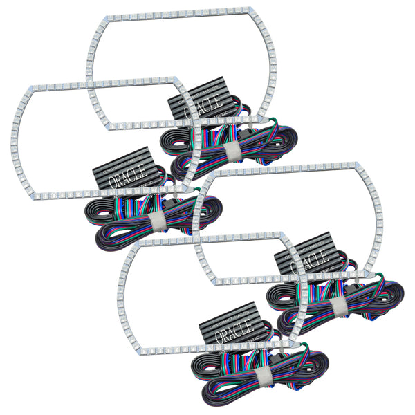 Oracle Chevy Silverado 07-13 Halo Kit Square Style ColorSHIFT w/o Controller SEE WARRANTY 2358-334