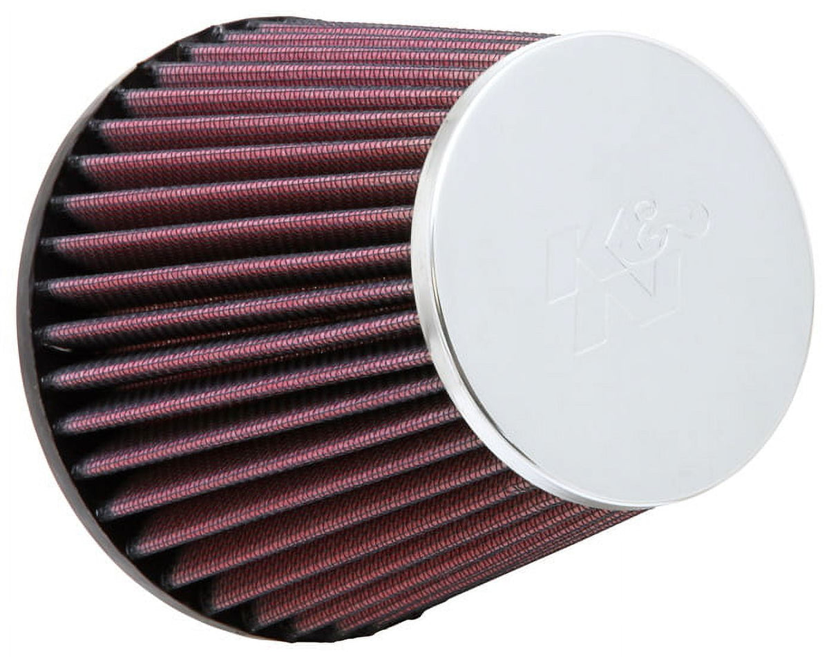 K&N Universal Clamp-On Air Filter: High Performance, Premium, Washable, Replacement Filter: Flange Diameter: 3 In, Filter Height: 4.625 In, Flange Length: 0.75 In, Shape: Round Tapered, RC-9480