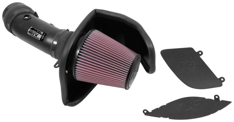 K&N 2017 Compatible with Dodge Challenger Hellcat SC V8-6.2L F/l Typhoon Air Intake 69-2553TTK