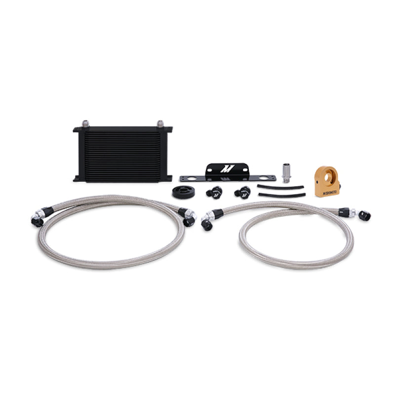 Mishimoto 10-15 Chevrolet Camaro SS Thermostatic Oil Cooler Kit Black MMOC-CSS-10TBK