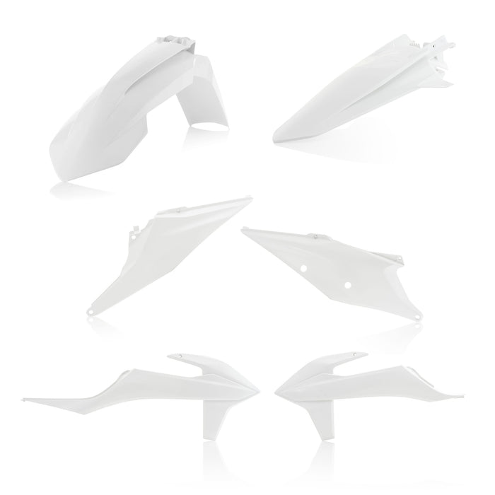 Acerbis Plastic Kit (WHITE) For 19-22 KTM 250SXF