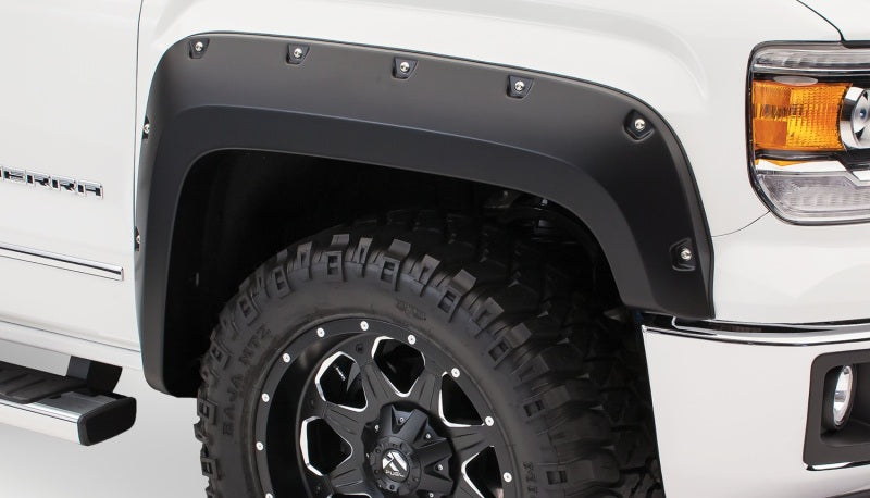 Bushwacker 16-18 GMC Sierra 1500 Pocket Style Flares 4pc Black 40974-02