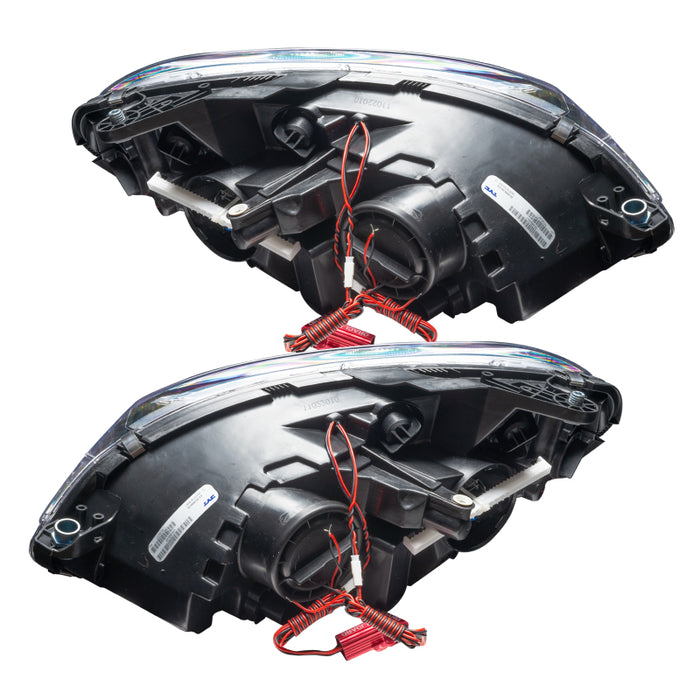 Oracle 08-11 Mercedes Benz C-Class Pre-Assembled Headlights Chrome Housing w/o Cntrl SEE WARRANTY 7115-334