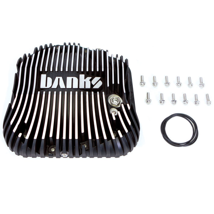 Banks 85-19 Ford F250/ F350 10.25in 12 Bolt Black Milled Differential Cover Kit 19252