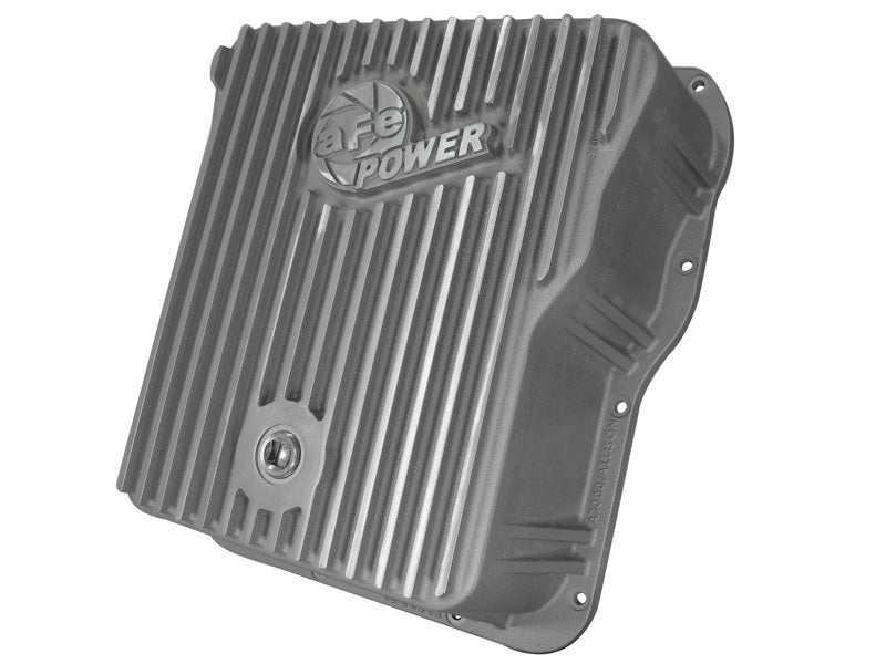 afe Transmission Pan Cover (Raw); GM Diesel Trucks 01-14 V8-6.6L (td) 46-70070