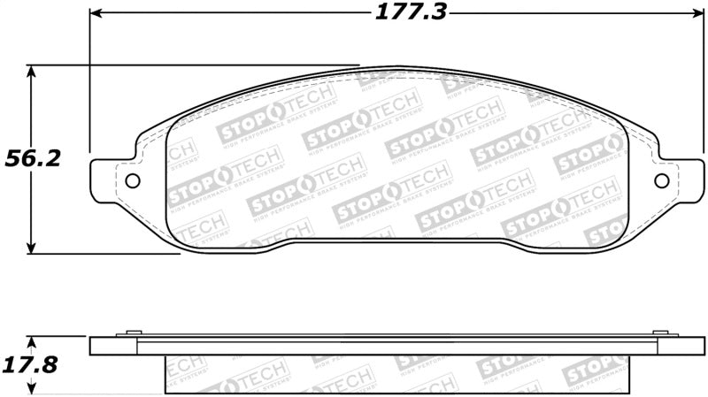 StopTech Street Brake Pads 308.1022