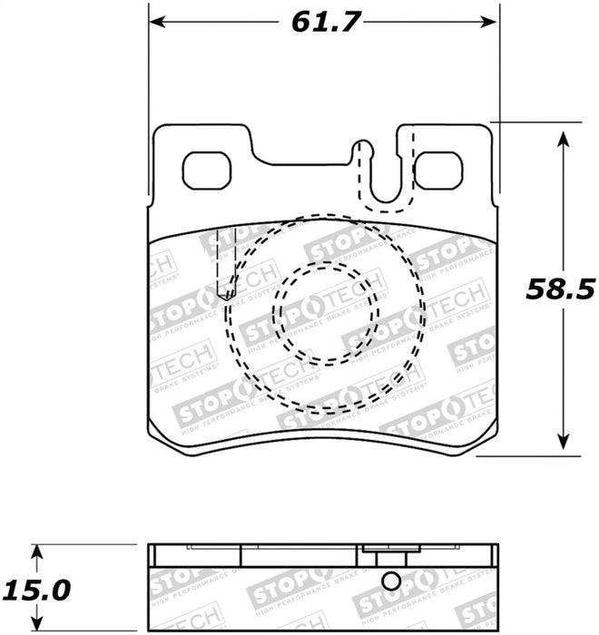 StopTech Street Brake Pads 308.0495