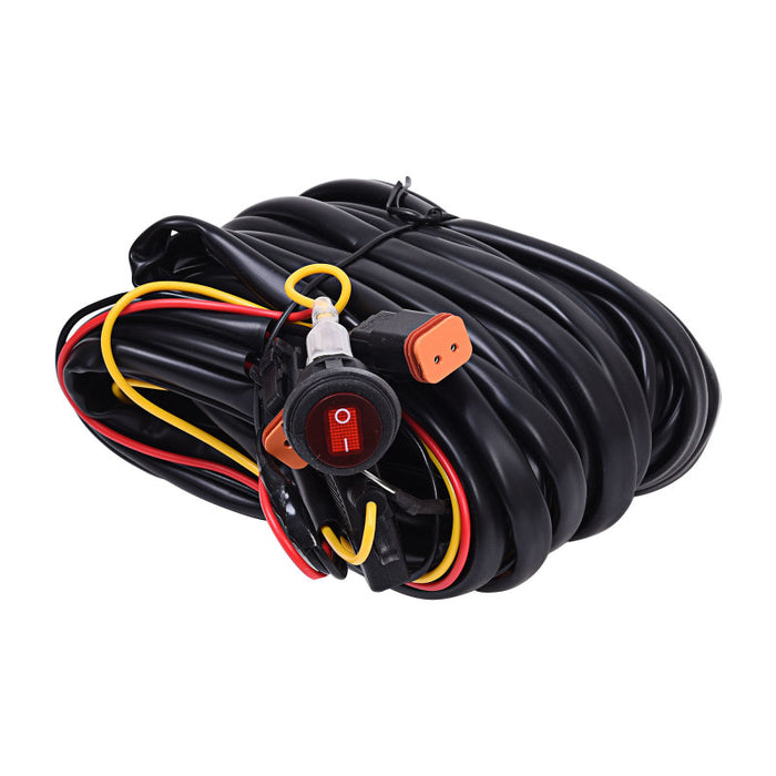 KC HiLiTES Wiring Harness for (2) Lights w/2-Pin Deutsch Connectors (110w Max Total) 6308