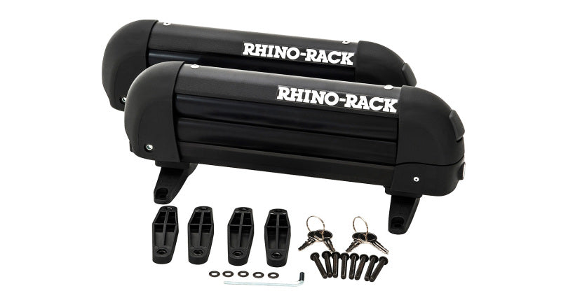 Rhino-Rack Universal Ski Carrier Fits 2 Pairs of Skis Black 572