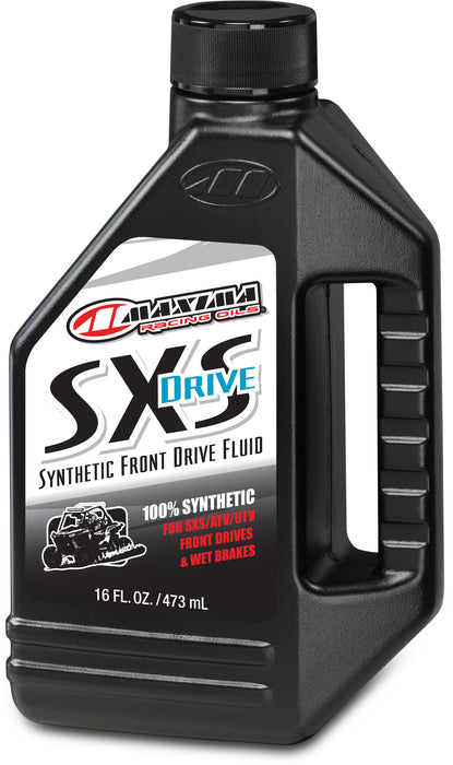 Maxima 40-45916 SXS Synthetic Front Drive Fluid 16 oz Bottle, Single