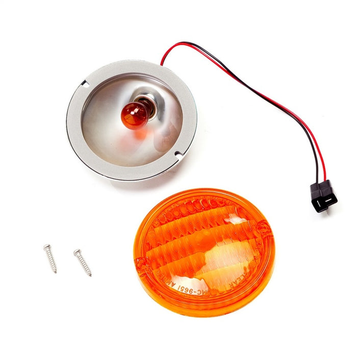 Omix Park Lamp Asy Amber 76-86 compatible with Jeep CJ Models 12405.07