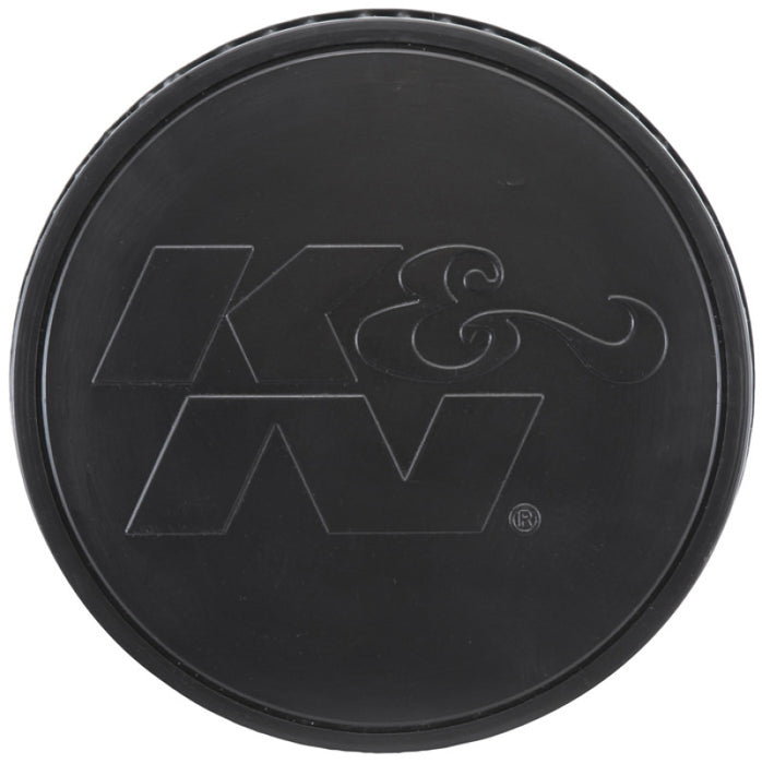 K&N Universal Rubber Filter-Round Tapered 4.5in Flange ID x 8in Base OD x 6.625in Top OD x 8in H RU-5283HBK